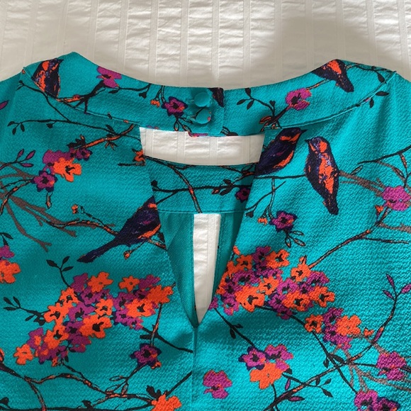 Floral and Bird print tank - Picture 5 of 7